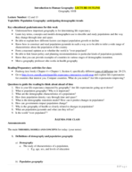 geog notes week 10