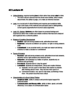 HDFS 360 | Critical Thinking