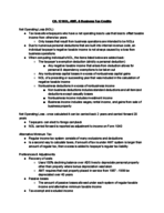 Federal Taxation Week 13 Notes