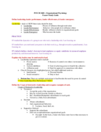 PSYCH 3680 Final Exam Study Guide