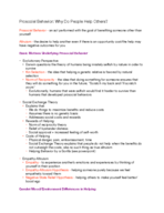 Prosocial Behavior