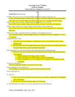 Texas Government 2306 Exam 4 Study Guide