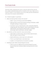 FI Final Study Guide