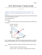 ECO2023 Final Exam Study Guide 
