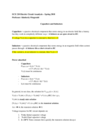 ECE 210 - Week 14 - Notes