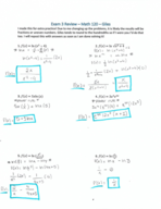 Exam 3 Review Answers