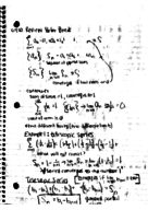 Week 9: Series and Sequences (After Spring Break) 