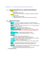 Biology 107 - Zoology - Meiosis