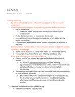 BIO 1107, Week 15