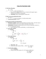 Chem 116 Final Study Guide