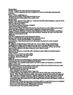 Final Exam study guide