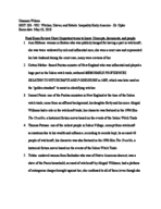 Final Exam Review Sheet Part II