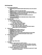 ENG IB Final Exam Study Guide