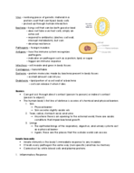 Human Biology: Exam #2 Study Guides