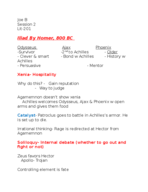 Literature 201 Week 1 Day 2 notes 