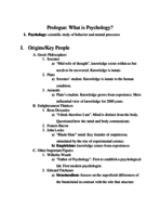 AP Psychology. Psyc 101. Myers Notes for the Prologue