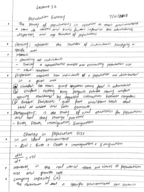 Biology 101 week 1 notes