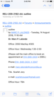Course outline 