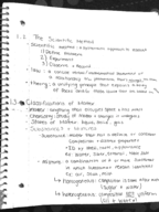 Chemistry 111 Week 1 Notes