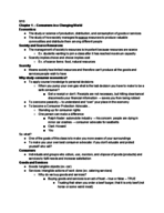 Exam 1 -- Week 1 Notes