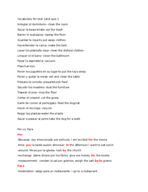 SPanish 2001 Test and Quiz 1 notes