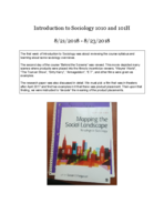 Introduction to Sociology Week 1