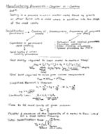 Manufacturing Processes - Introduction