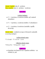 Chem 141, Class Notes