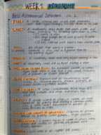 Astronomy 1010 Week 1 Chapter 1