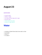 water lecture 