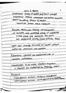 Chem 1315 Unit 1 Week 1 Notes