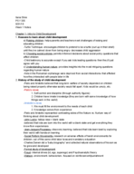 PSY 335 Week 1 Class notes