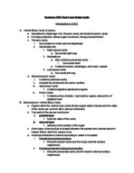 Anatomy 2300 Final Exam Study Guide