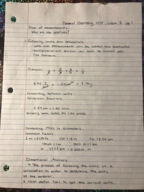 General Chemistry 1515 Notes