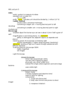 Unit 1: Lectures 5-7