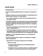 Social Power