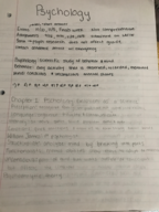 Psych 101 week 1 notes