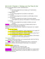 General Bio Week 1