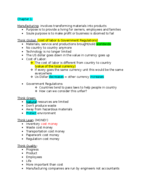 Material and processes 