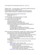Thermodynamics week 2 notes