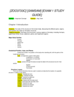 EXAM 1 Study Guide