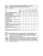 Maths Statistics 