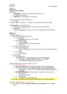 PHI 2630 Week 1 Class Notes