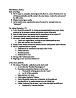 Hist 070 Class Notes and Some Reading Notes
