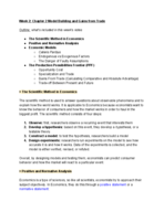 ECON 2106: Principles of Microeconomics, Chapter 2