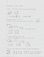 Pre-Calculus Notes week 2