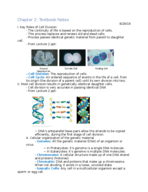 BSC 2011 Chapter 2 Notes