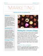 Introduction to the Four P's of a Marketing Plan