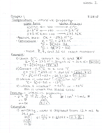 General Chemistry (Leskiw) Week 2 Notes