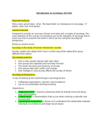 introductory to sociology 201-005 day 1